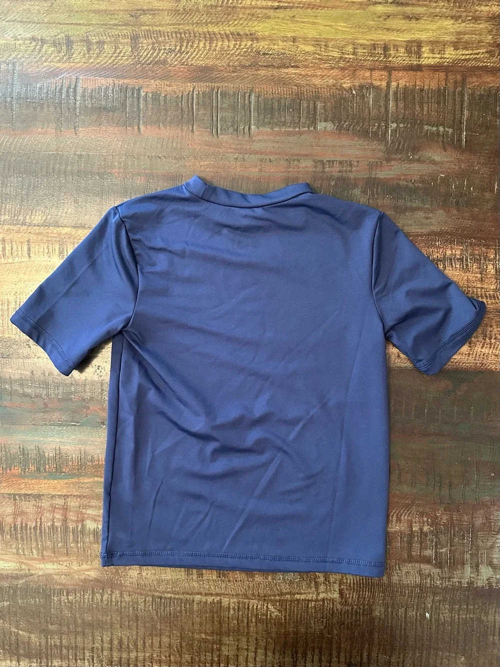 Cat & Jack Kids Navy Blue Short Sleeve Rashguard